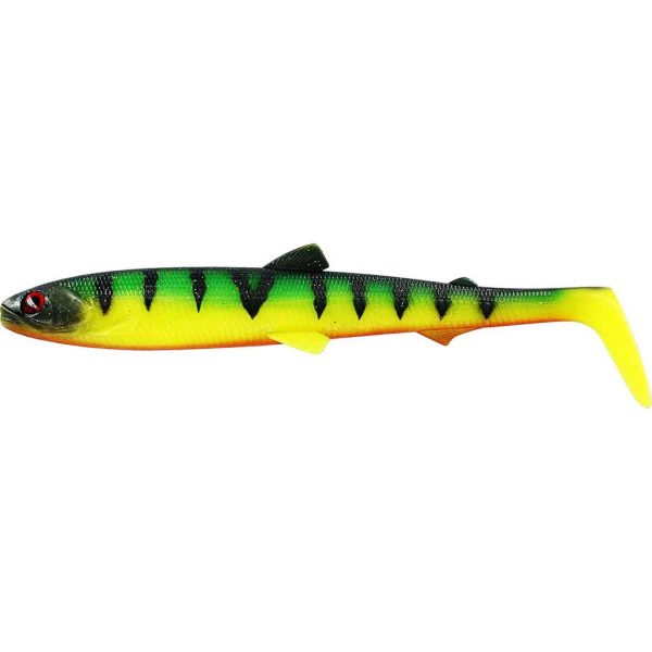 WESTIN BullTeez Shadtail 18cm 53g Tiger Perch 1pc Plasztik műcsali