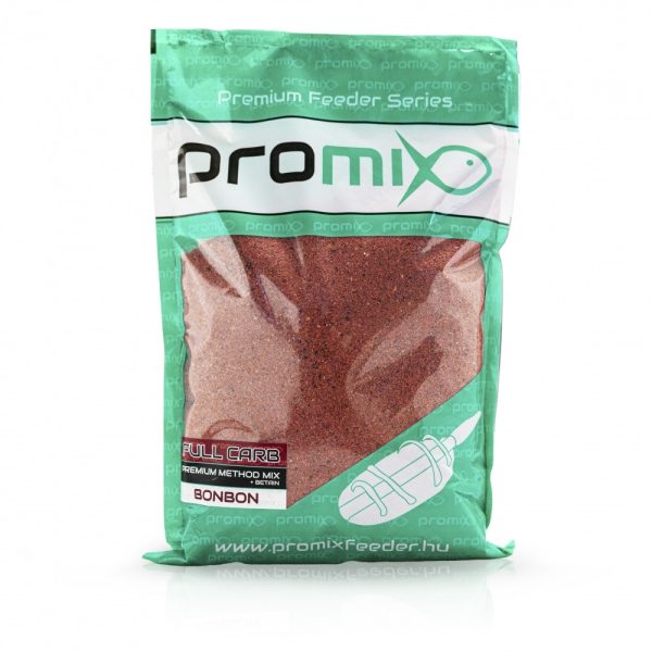 Promix Full Carb Method Mix Bonbon, Halliszt mentes, Feeder horgászat, 900gr - Csalizás, etetés|Etetőanyagok