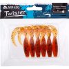 Mikado Twister 64mm Pepper Tea Gumi Műcsali 6db