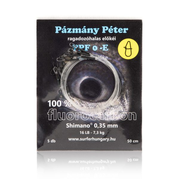 Pázmány Péter Shimano 100% Fluorocarbon Pergető Előke 0,35mm 50cm