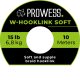 Prowess W-Hooklink Soft Braid 10m 25lb Zöld Fonott Előkezsinór