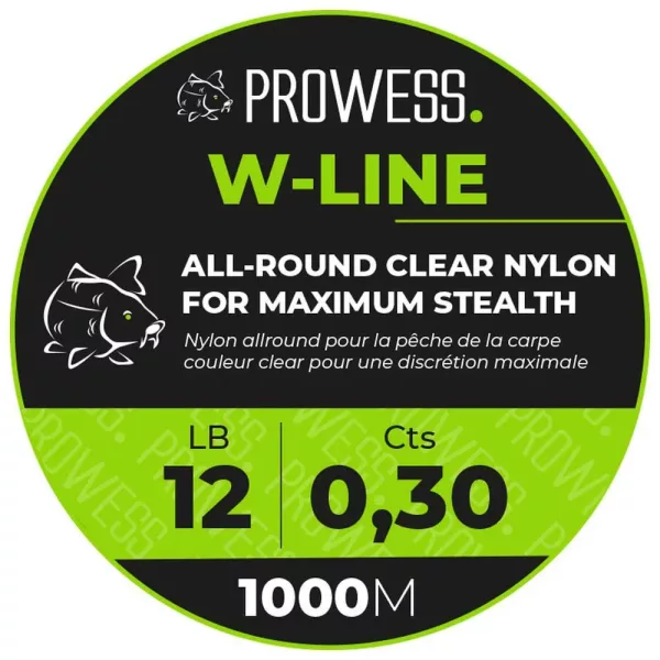 Prowess W-Line 0,30m 1000m Monofil Főzsinór