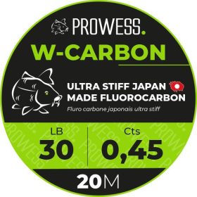 Prowess W-Carbon 20m 0,30mm Bojlis Előkezsinór