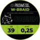 Prowess W-Braid Main Line 0,20mm 1000m Fonott Főzsinór