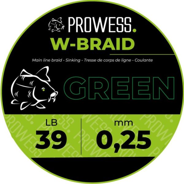 Prowess W-BRAID Fonott Főzsinór 0,25mm