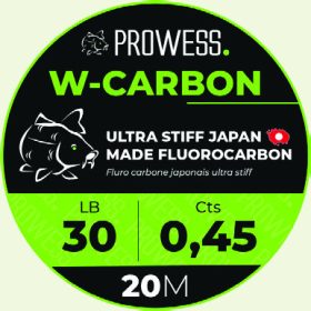   Prowess W-CARBON 0,60mm Fluorocarbon Zsinór / Bojlis Előkezsinór