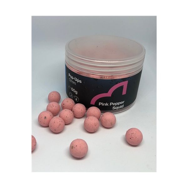 Spotted Fin Pink Pepper Squid Pop-Ups 15mm - 60g