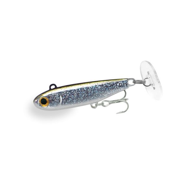 FIIISH Power Tail 38mm - Fast - 6,4g - Silver Glitter Tailspin