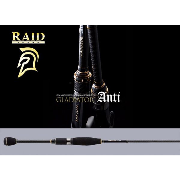 Raid Gladiator Anti GA-65MS Spin Border 1,95m 10,5gr 1 Részes Pergető Bot