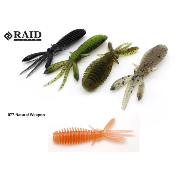 Raid Egubug 6,3cm 077 Natural Weapon Plasztik Csali 8db