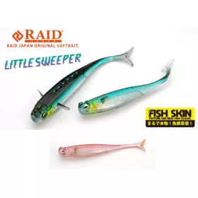   Raid Little Sweeper Fish Skin 6,3cm 080 Clear Wakasagi Gumihal 8db