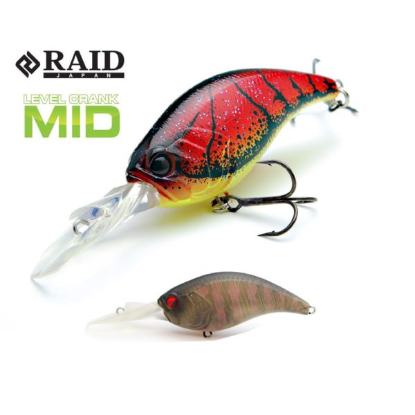 Raid Level Crank Mid 5,9cm 10,5gr 018 Smoke Gill Wobbler