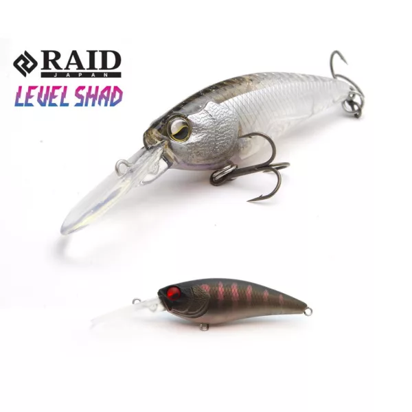 Raid Level Shad 5cm 4,3gr Su 031 Smoke Gill Wobbler