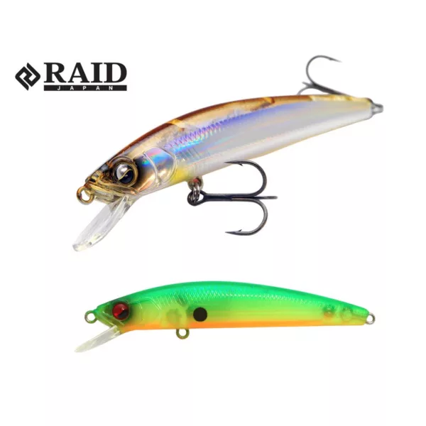 Raid Level Minnow Quick72 7,2cm 5,2gr 018 Sukeru Lime Chart Wobbler