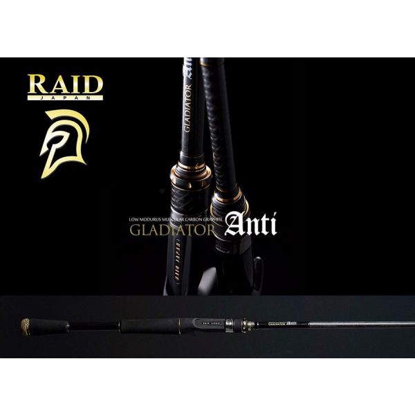 Raid Gladiator Anti Cast GA-72HC King Heavy 2,18m 10,5-42gr 2 Részes Casting Pergető Bot