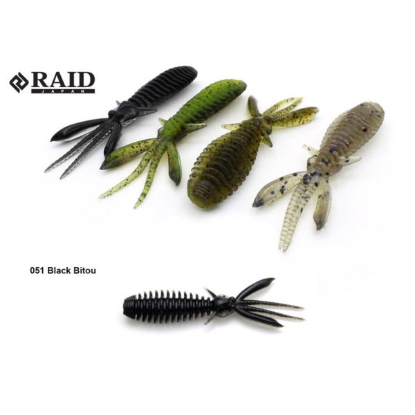 Raid Egubug 6,3cm 051 Black Bitou Bogár Utánzat 8db