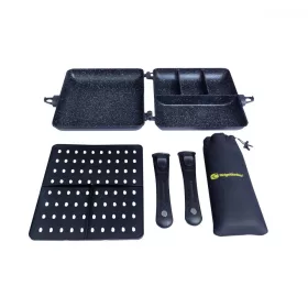   Ridgemonkey Connect Combi & Steamer Sütő És Pároló Szett Granite Edition 2XL