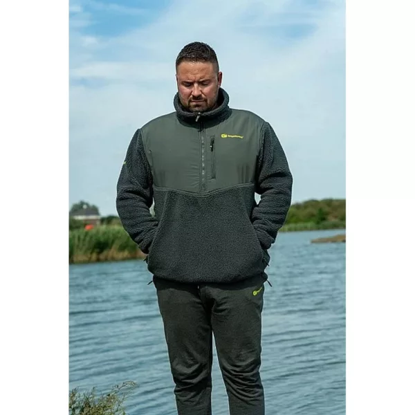 Ridgemonkey Apearel Thermapro Sherpa Fleece Green Pulóver 2XL