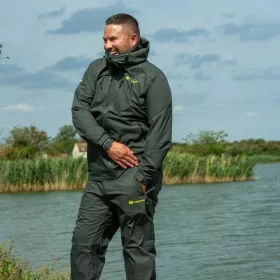   Ridgemonkey Apearel Thermapro Waterproof Shell Trousers Green Esőnadrág 2XL