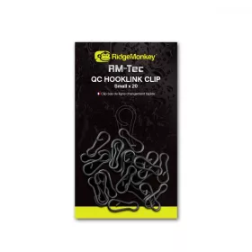 Ridgemonkey Rm-Tec Quick Change Hooklink Clip Kapocs 20Db