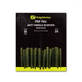   Ridgemonkey Rm-Tec Anti-Tangle Weed Green Short Gubancgátlós Gumihüvely