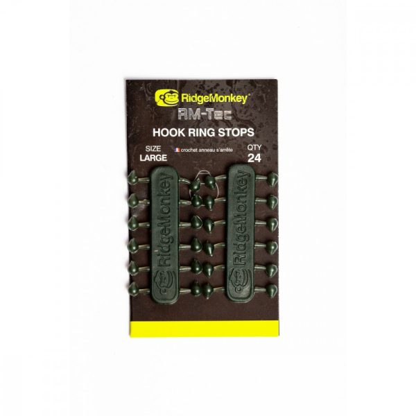 Ridgemonkey Rm-Tec Hook-Ring Stops Csúszógyűrű Rögzitő 24Db Small