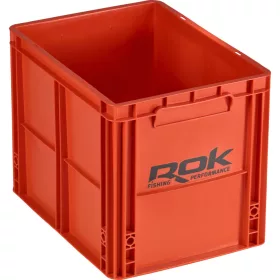 ROK Tároló Rekesz Szett Fedéllel 40x30x32cm Narancssárga