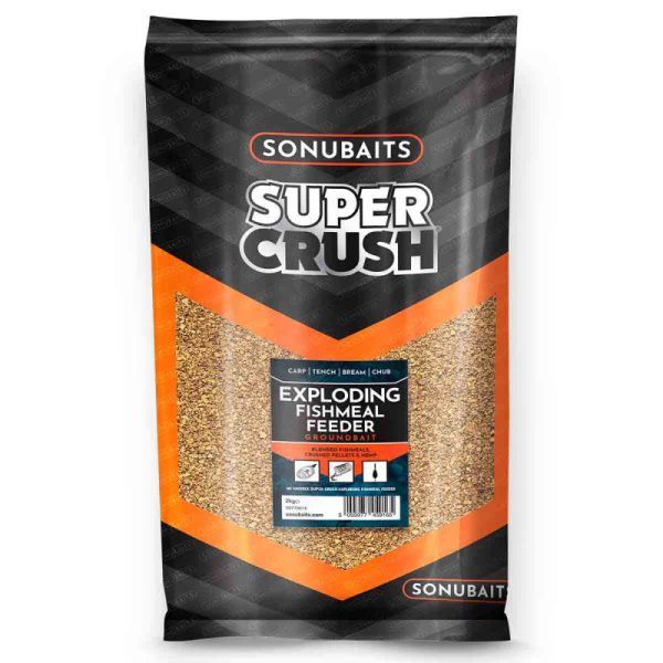 Sonubaits Exploding Fishmeal Feeder Supercrush - 2kg (S0770013) etetőanyag