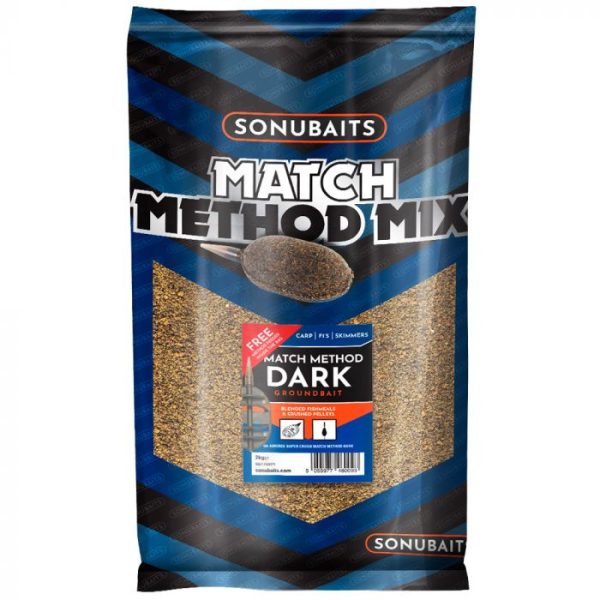 Sonubaits Match Method Mix - Dark - 2kg (S0770021) etetőanyag