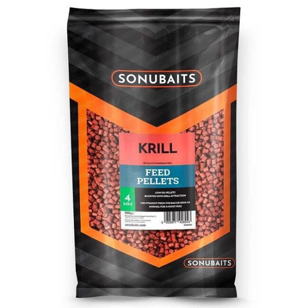 Sonubaits Krill Feed Pellet - 4mm (S0800008) etetőpellet ízesített