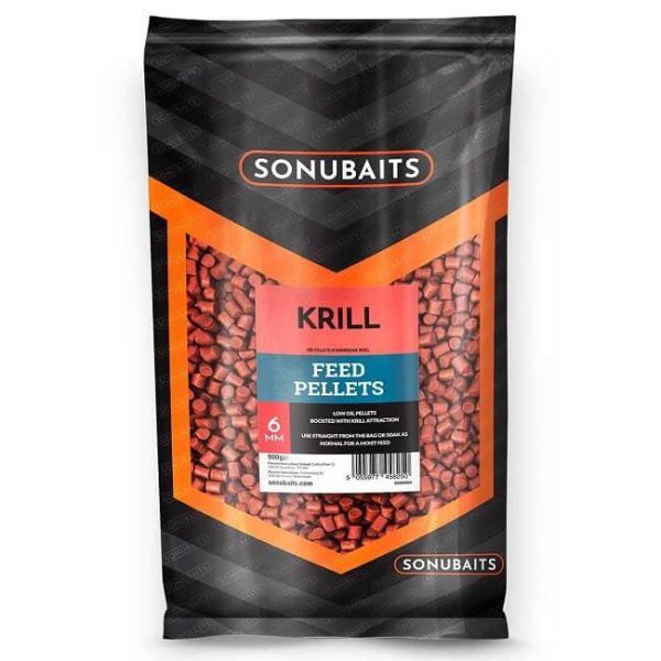 Sonubaits Krill Feed Pellet - 6mm (S0800009) etetőpellet ízesített