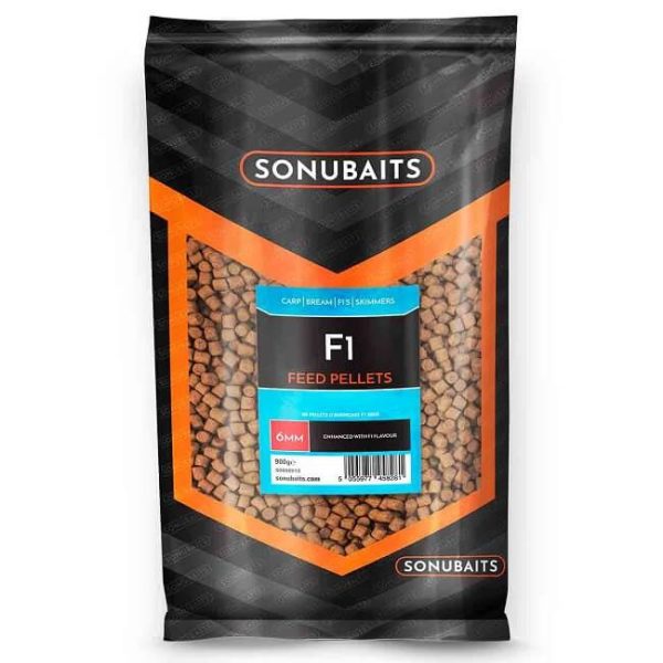 Sonubaits F1 Feed Pellet - 6mm (S0800012) etetőpellet ízesített