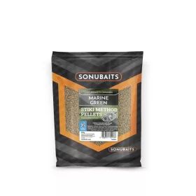   Sonubaits Stiki Method Pellets Marine Green 2mm Etető Pellet 650gr