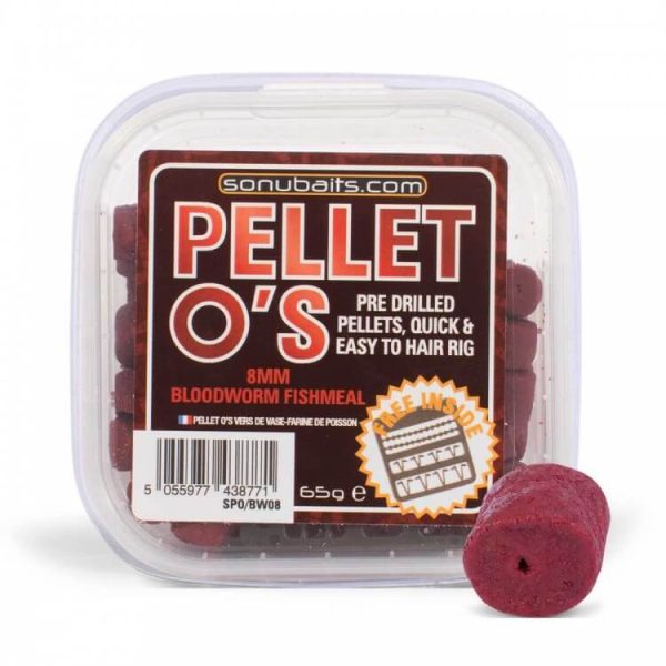 Sonubaits Pellet Os 8mm - Bloodworm Fishmeal (S0810005) horogpellet fúrt
