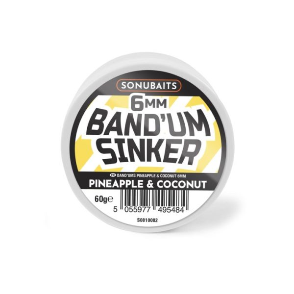 Sonubaits Bandum Sinkers Pineapple & Coconut - 6mm (S0810082) dumbell