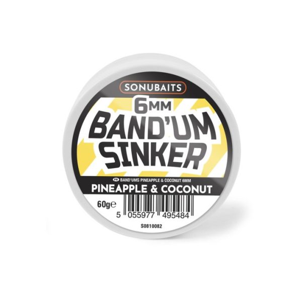 Sonubaits Bandum Sinkers Pineapple & Coconut - 6mm (S0810082) dumbell