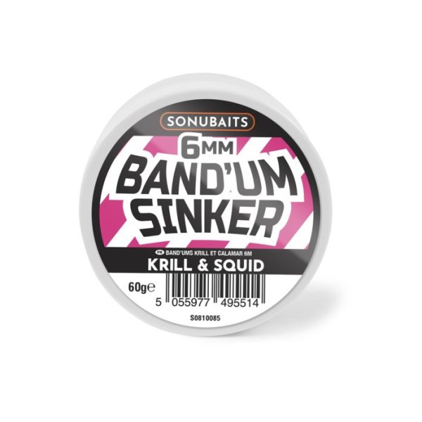 Sonubaits Bandum Sinkers Krill & Squid - 6mm (S0810085) dumbell