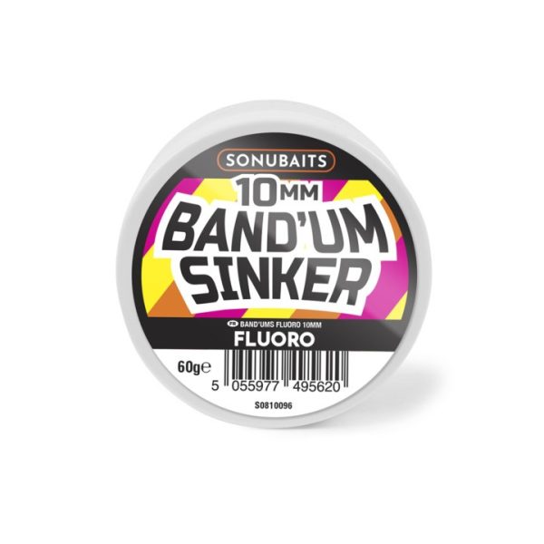 Sonubaits Bandum Sinkers Fluoro - 10mm (S0810096) dumbell