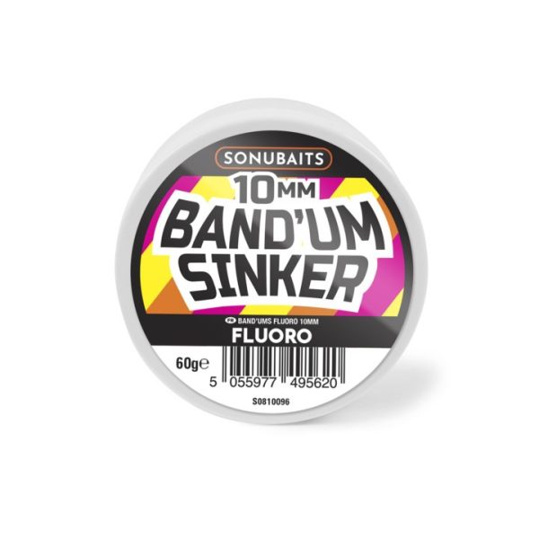 Sonubaits Bandum Sinkers Fluoro - 10mm (S0810096) dumbell