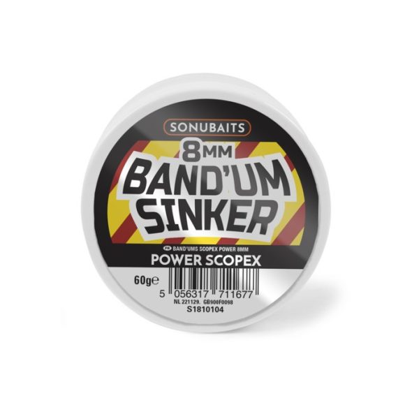 Sonubaits Bandum Sinkers - 8mm Power Scopex dumbell