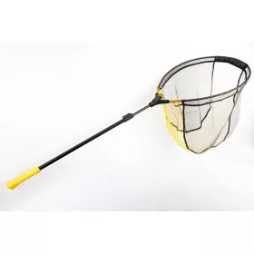 Sportex Tele Carbon Frame 60x50cm Gumis Merítőháló 2,00m