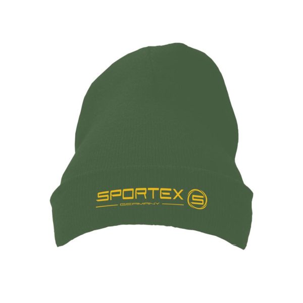Sportex Beanie Hat Olive Green Téli Sapka