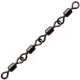 Sakura 4 Joint Rolling Swivel Fekete 4 Négytagú Forgó 4db