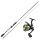 Sakura Almara ALMS 702 MH 2,13m 7-28gr Pergető Bot + Alendo 4004 FD Elsőfékes Orsó Fonott Zsinórral Horgász Szett
