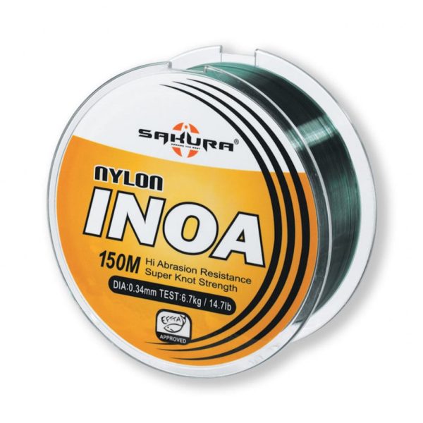 Sakura - INOA CRYSTAL 150 M - 0.30 mm / 13 Lb. - Főzsinór - Monofil zsinór