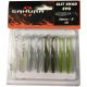 Sakura SLIT SHAD EVO 50 Gumihal Color Mix 50mm - 8db