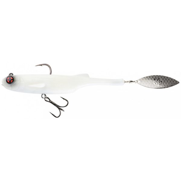 Sakura - SLASH BLADE 125 - 125MM / 38,5G - 077 (Pearl White) - Gumi műcsali - Körforgó farokkal