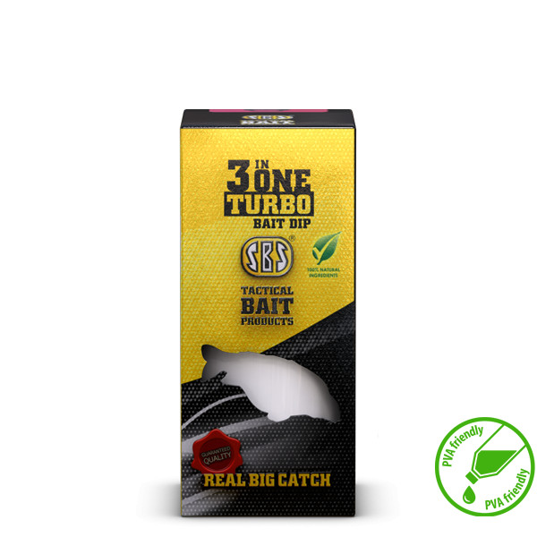 3 In One Turbo Bait Dip Green Crab 80ml -