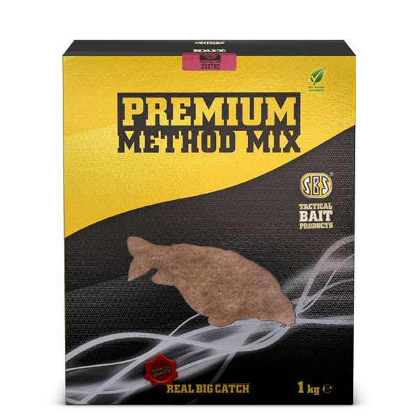 SBS Premium Method Mix M1, Hallisztes, Feeder horgászat, 1kg, Method etetőkeverék - Csalizás, etetés|Etetőanyagok