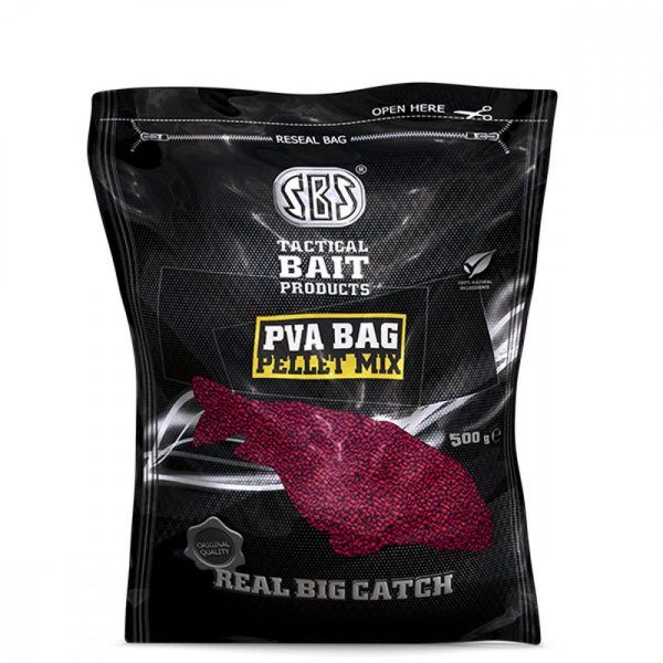 Sbs Pva Bag Pellet Mix 500G Garlic